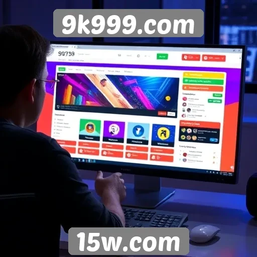 Interface e usabilidade do site 9k999.com